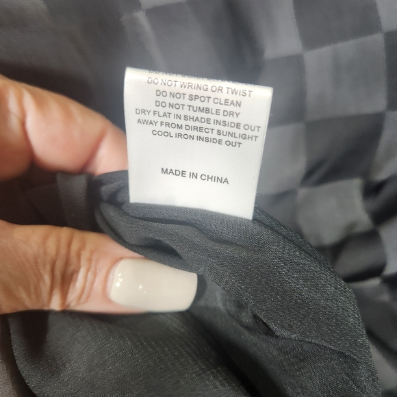 Black Bodycon Wrap Dress with Bishop Sleeves - Picture 10 of 10